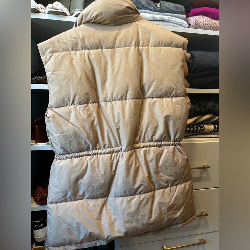 Quilted Vest with High Collar - Picture 2 of 3